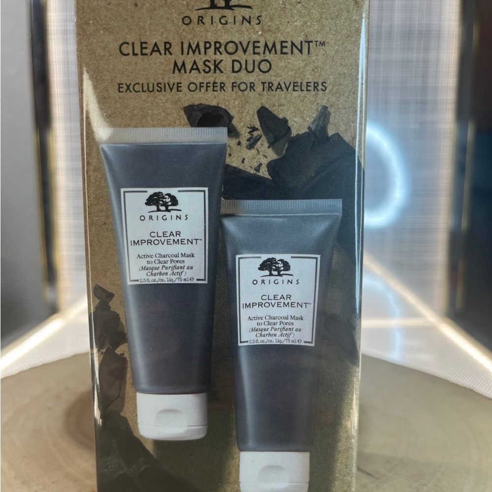Set Purify Mask By Origins Clear Improvement Purifying Oil, Acne, Mask 2.5oz
